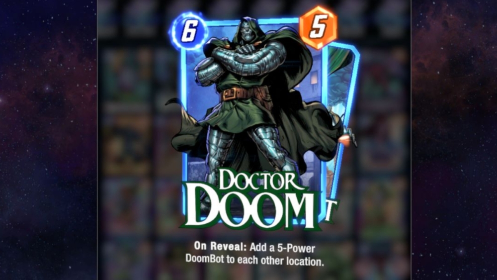 Tarjeta Doctor Doom en Marvel Snap.