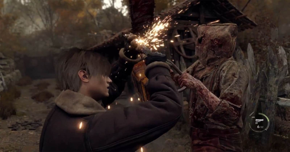 Resident Evil 4 Remake cómo parar ataques con el arma cuchillo.