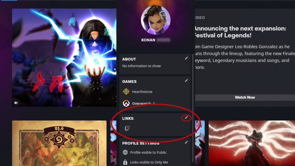 Vincular Battle.net a Twitch
