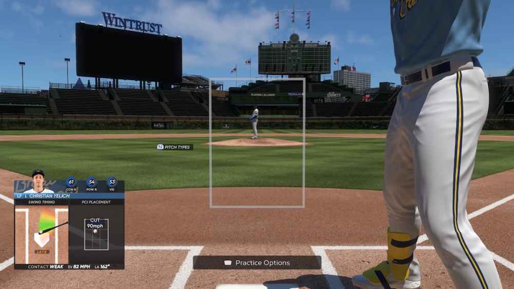 Alcanzar vistas en MLB The Show 23.