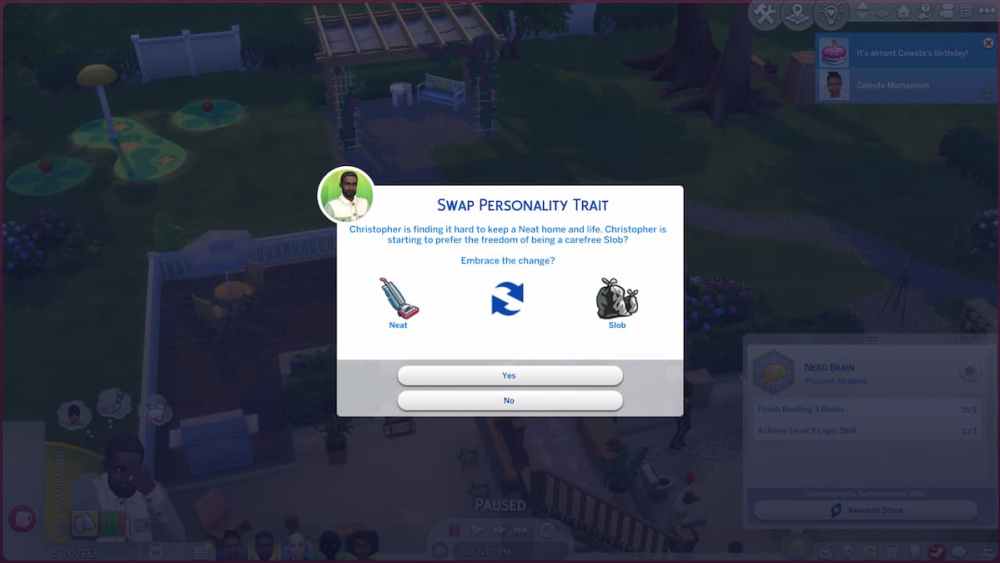 Convertir rasgos de personalidad en Los Sims 4