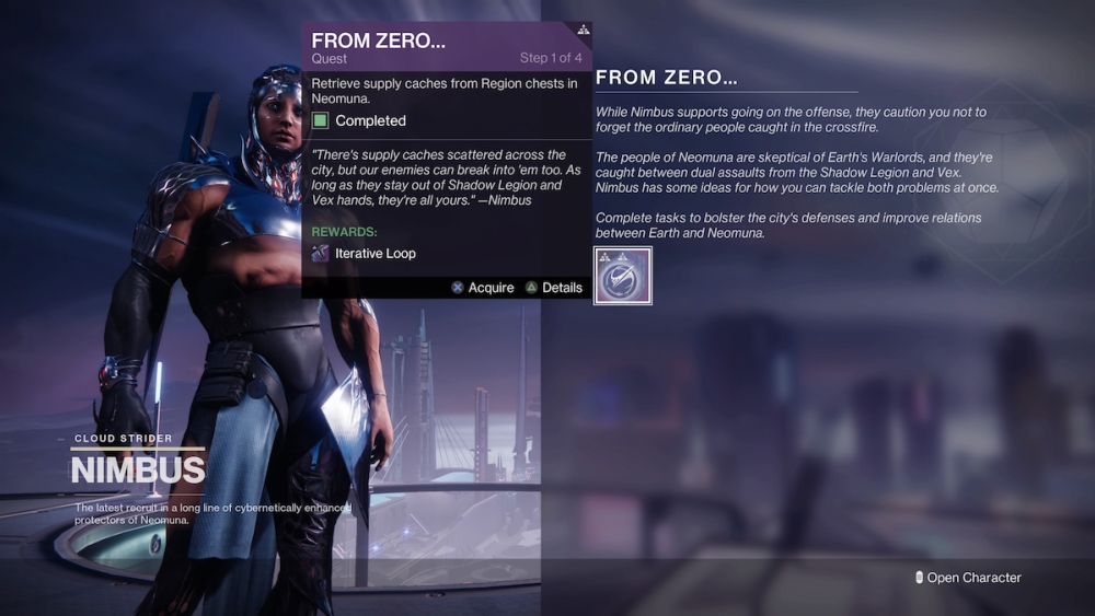 Cómo completar la misión From Zero en Destiny 2