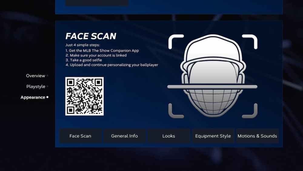 Escaneo facial MLB The Show 23