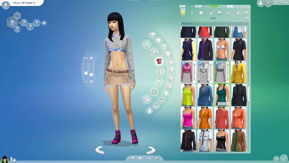 Los Sims 4 CC CAS