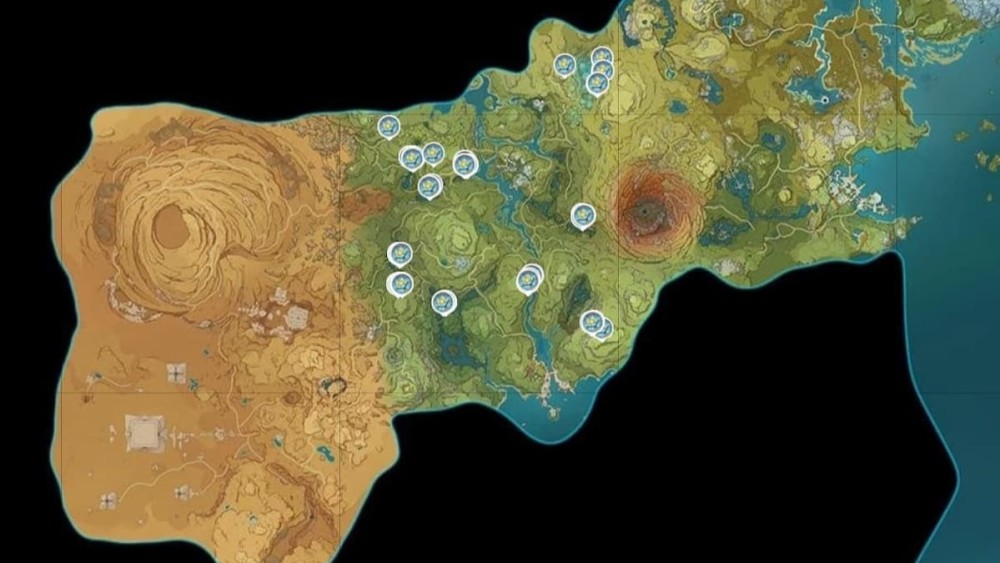 Genshin Impact  Mapa interactivo