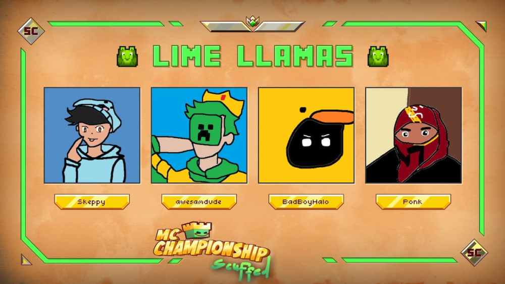 Equipo de campeonato Lime Llame MC
