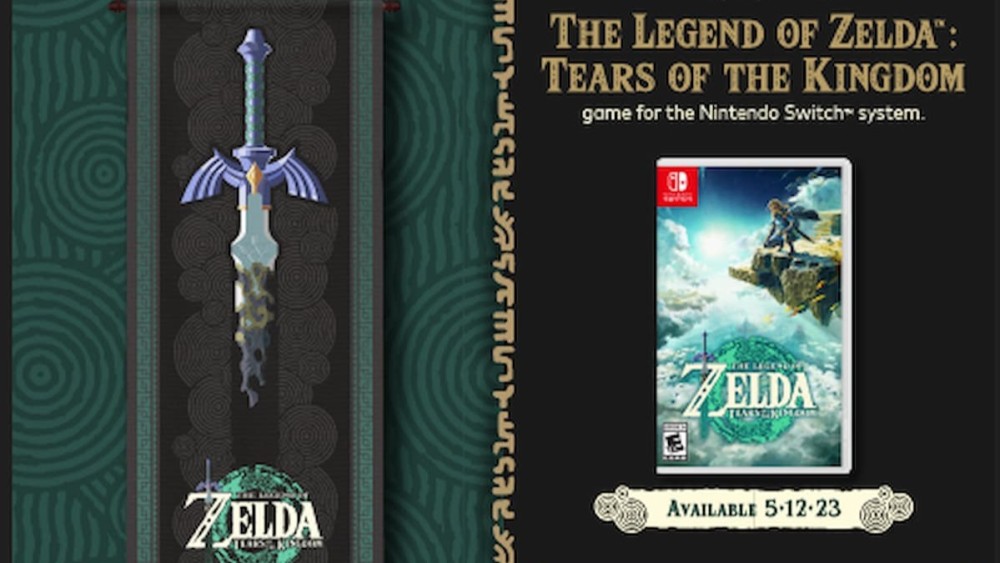 Pergamino de pared negro The Legend of Zelda: Tears of the Kingdom