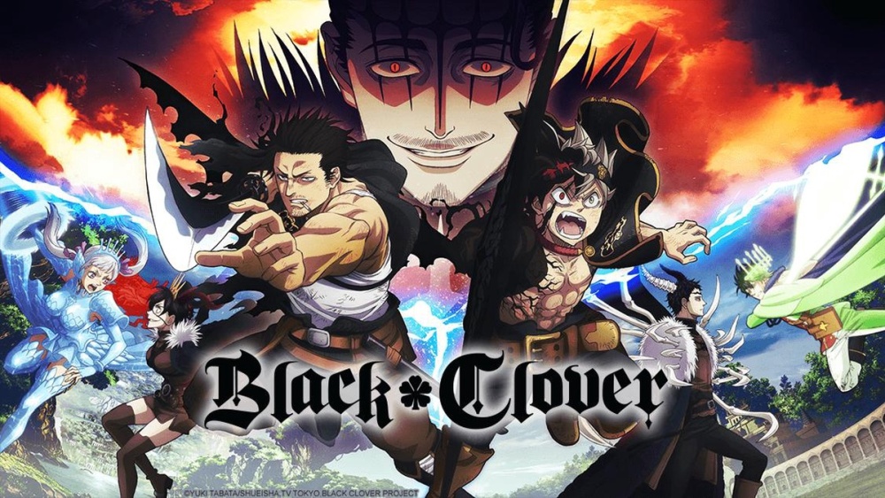 Arte clave para Black Clover Anime