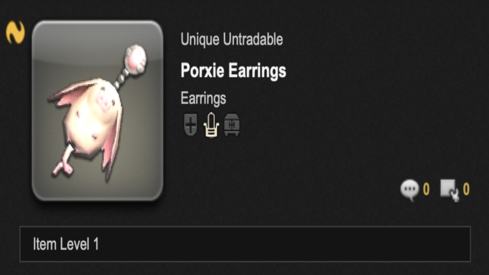 Final Fantasy 14 que son los pendientes porxie.