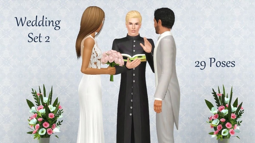 Mod Pose de boda en Los Sims 3