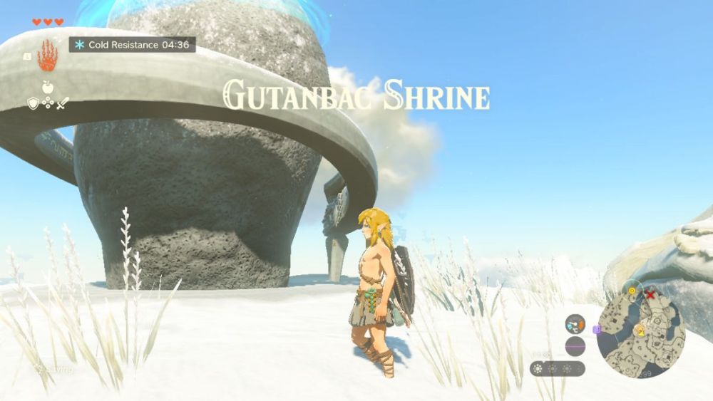 localizar el santuario de Gutanbac en Zelda: Tears of the Kingdom