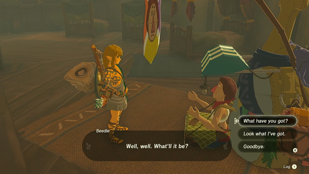 Beedle en Zelda TOTK.