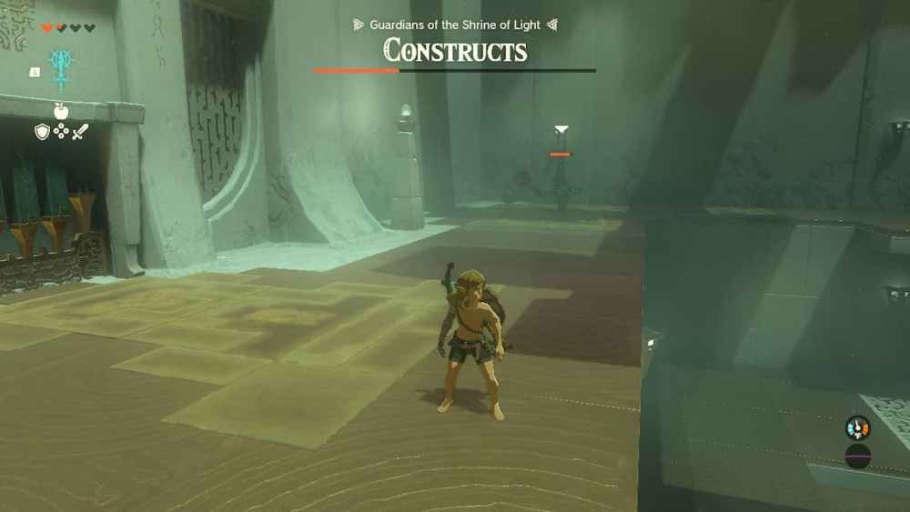 Construcción de lucha en Tears of the Kingdom