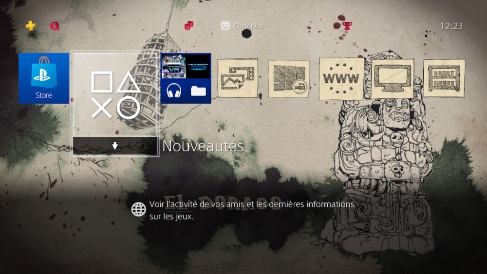 Tema de PS4 de Uncharted 4 Ink