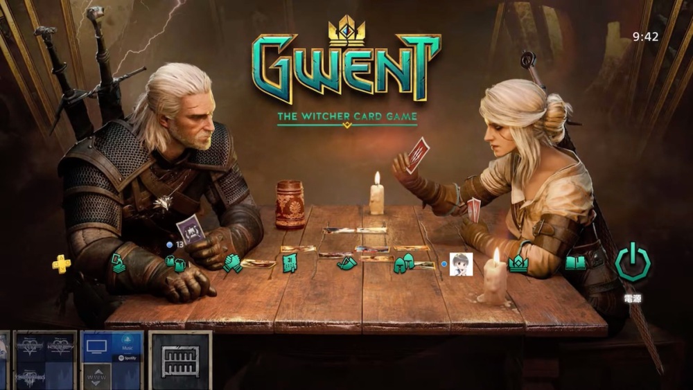 El tema de Witcher Gwent PS4