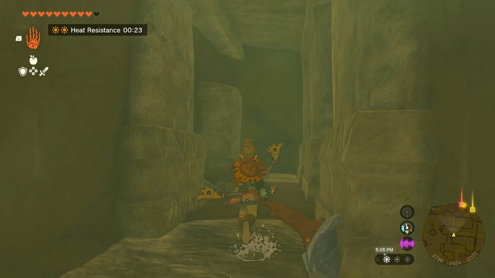 Entrada oculta de Gerudo Secret Club en Zelda TOTK.