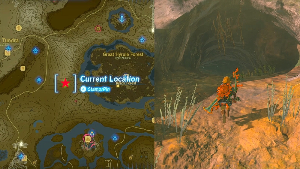 El escondite 2 de Zelda TOTK Yiga.