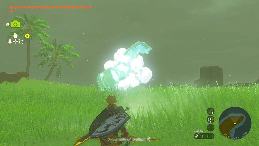 El caballo gigante de Frozen Ganon en Zelda TOTK.