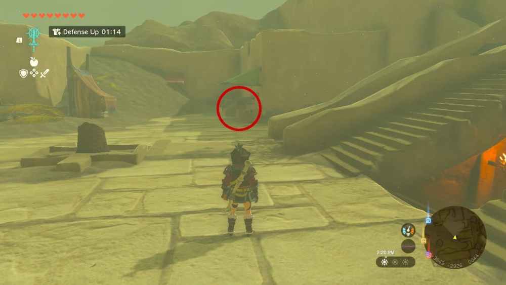 Cómo entrar en el refugio de Gerudo en Tears of the Kingdom