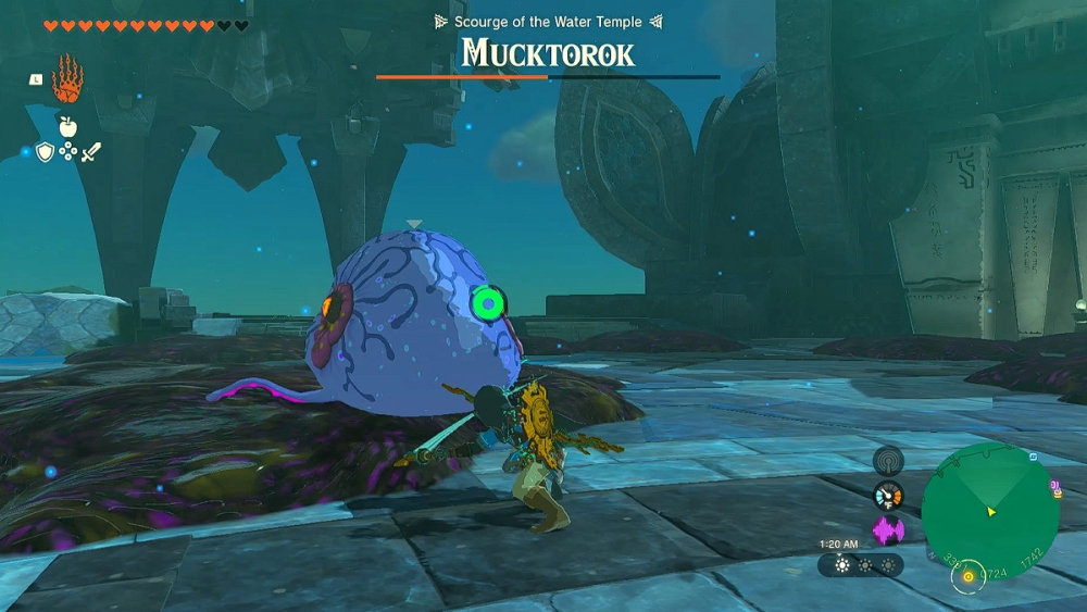 Mucktorok inflado en Zelda TOTK.