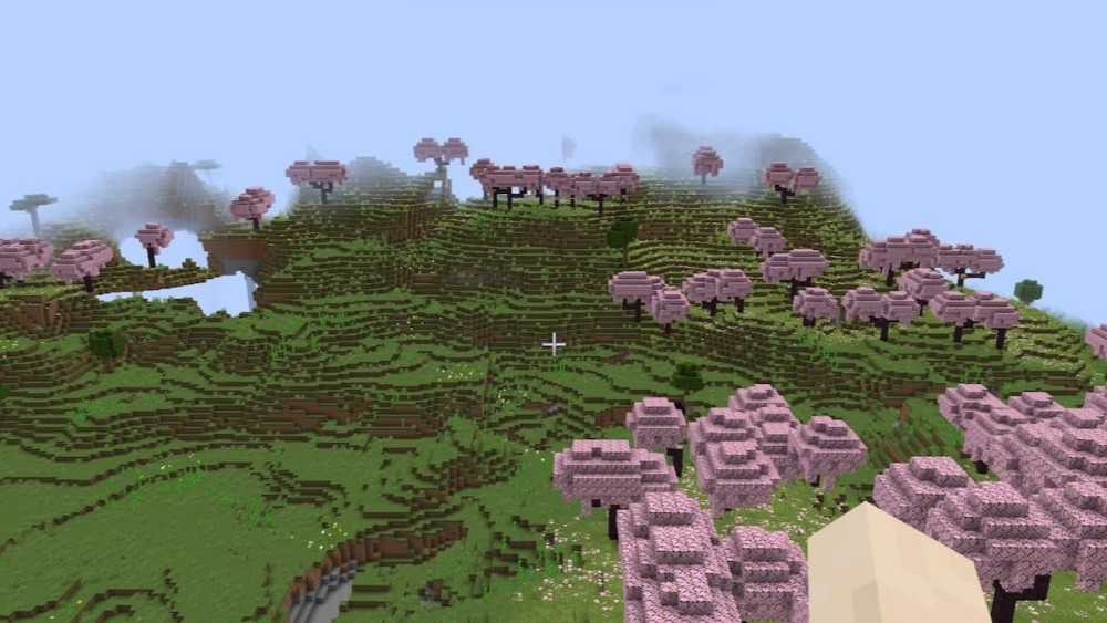 Semilla de Minecraft de Five Cherry Blossom Groves