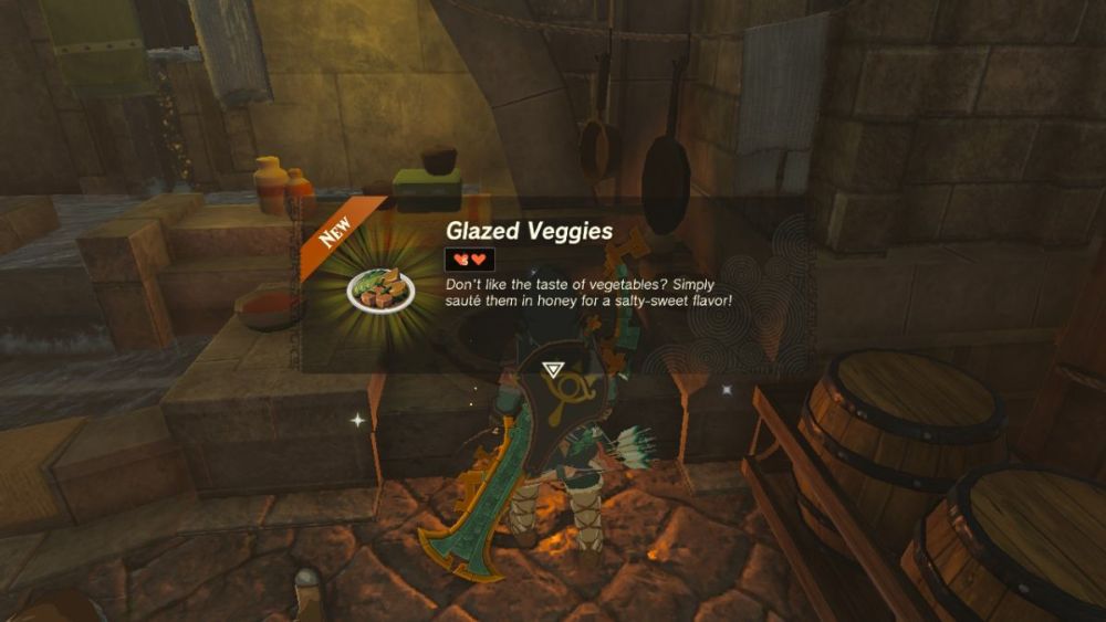 Cómo hacer verduras glaseadas en Zelda: Tears of the Kingdom