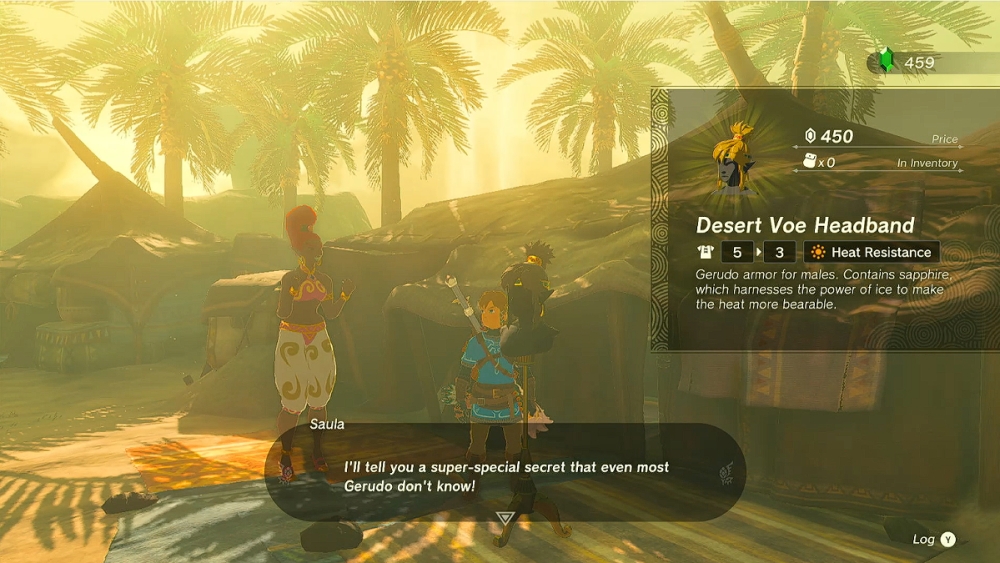 Diadema Desert Voe en Zelda TOTK.