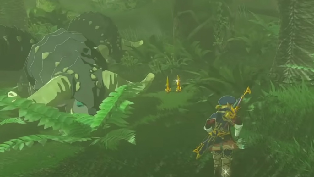 Dondon junto a Link en Zelda: Tears of the Kingdom