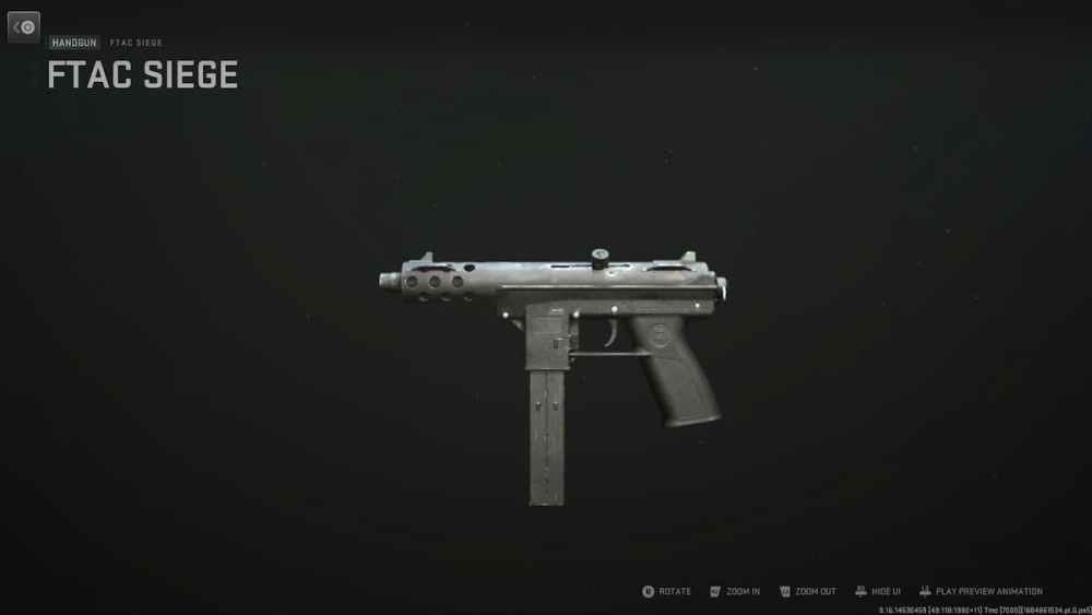 Mejores pistolas clasificadas, FTAC Siege