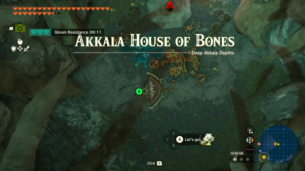 Akkala House of Bones en Zelda TOTK.