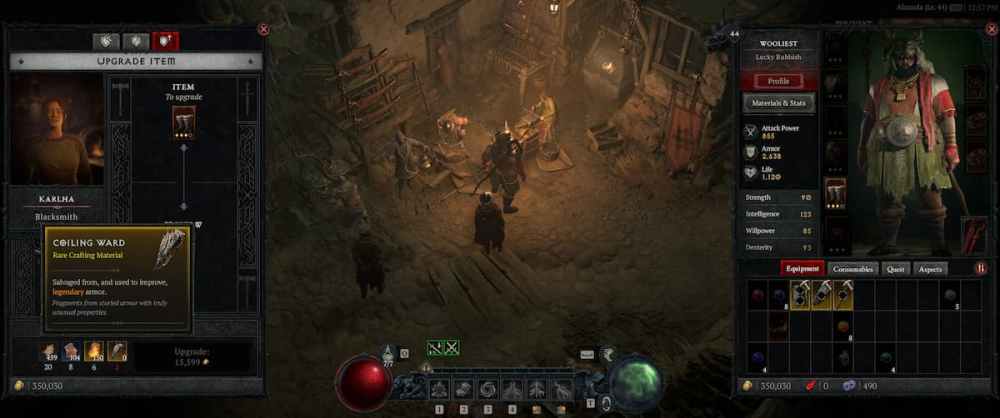 actualización de equipo diablo 4