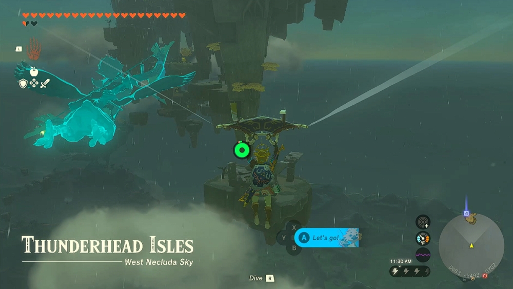 Islas Thunderhead en Zelda TOTK.