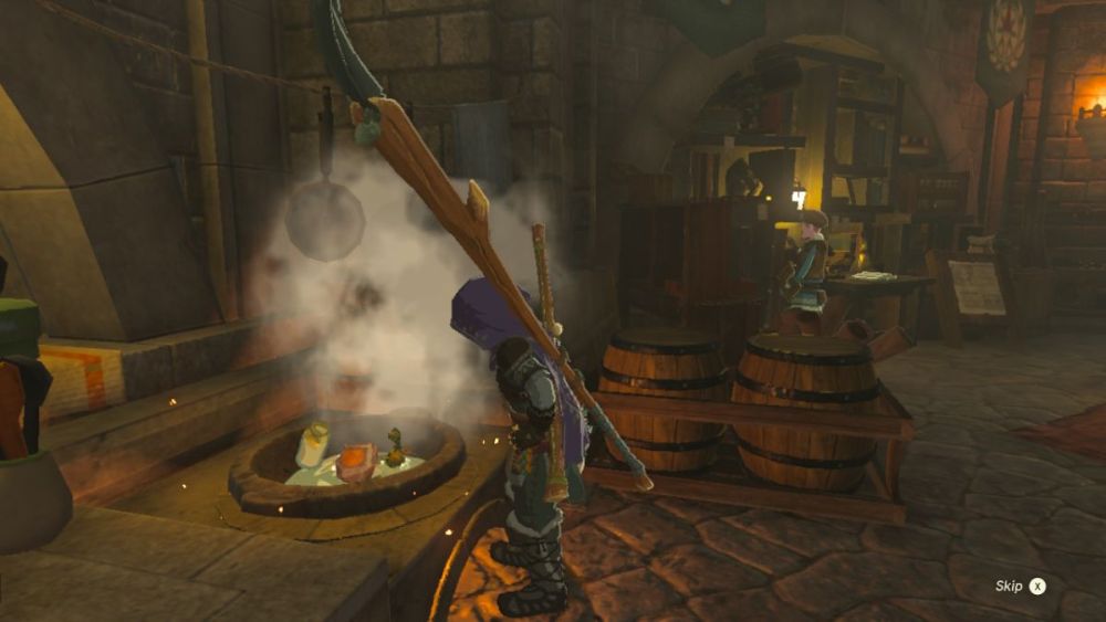 Cómo hacer crema de verduras en Zelda: Tears of the Kingdom