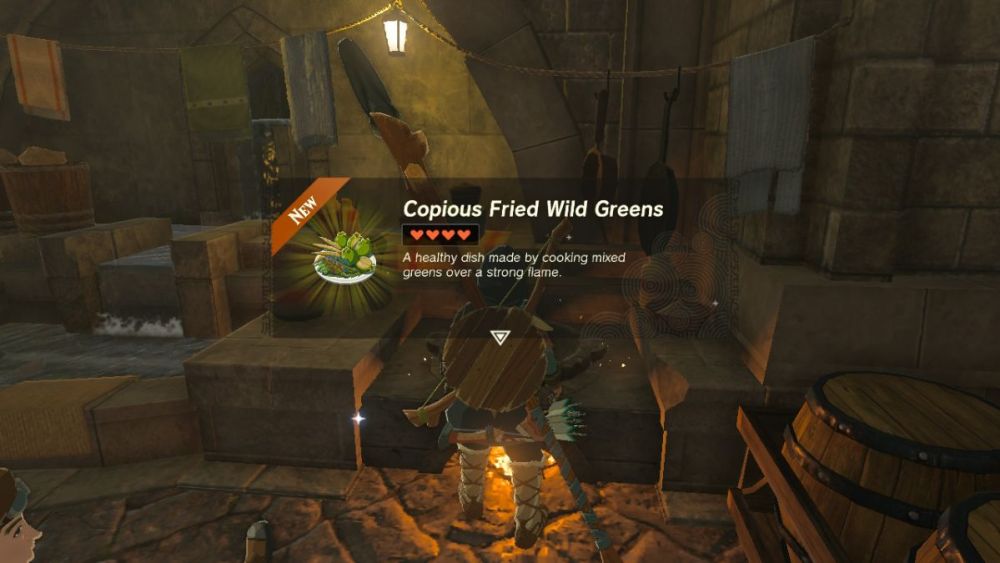 Cómo hacer abundantes verduras silvestres fritas en Zelda: Tears of the Kingdom