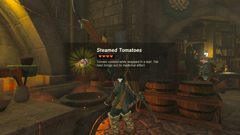 Cómo hacer tomates al vapor en Zelda: Tears of the Kingdom