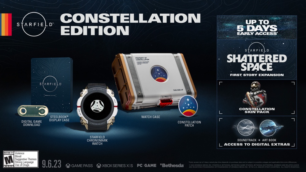 Bonos de Starfield Constellation Edition de BEthesda