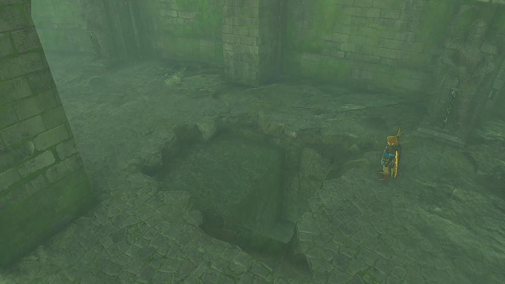 Coliseum Ruins Cave en Zelda TOTK.