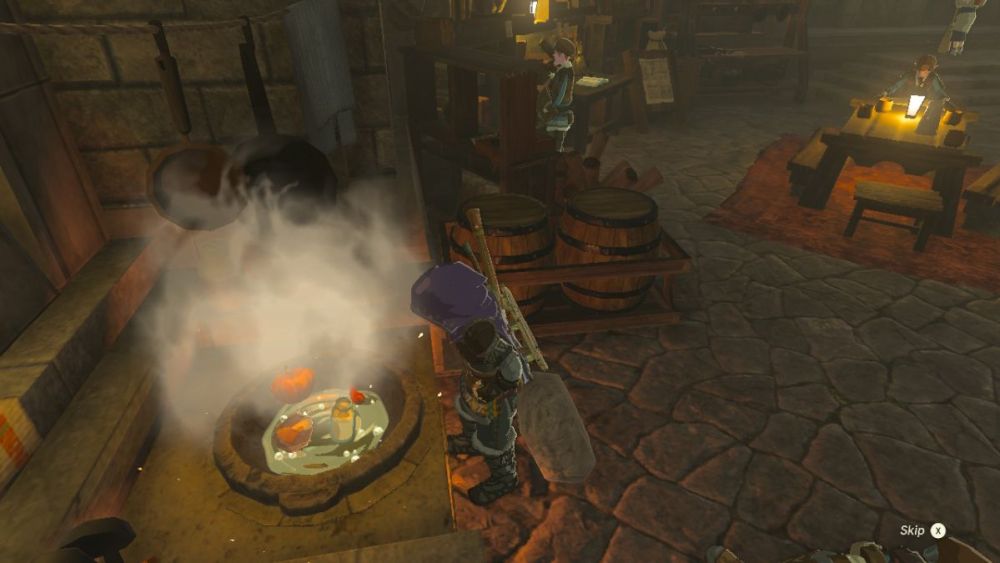 Cómo hacer sopa de crema de verduras en Zelda: Tears of the Kingdom