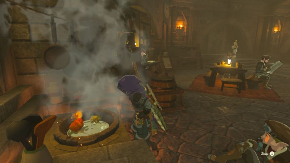 Cómo hacer risotto de verduras en Zelda: Tears of the Kingdom