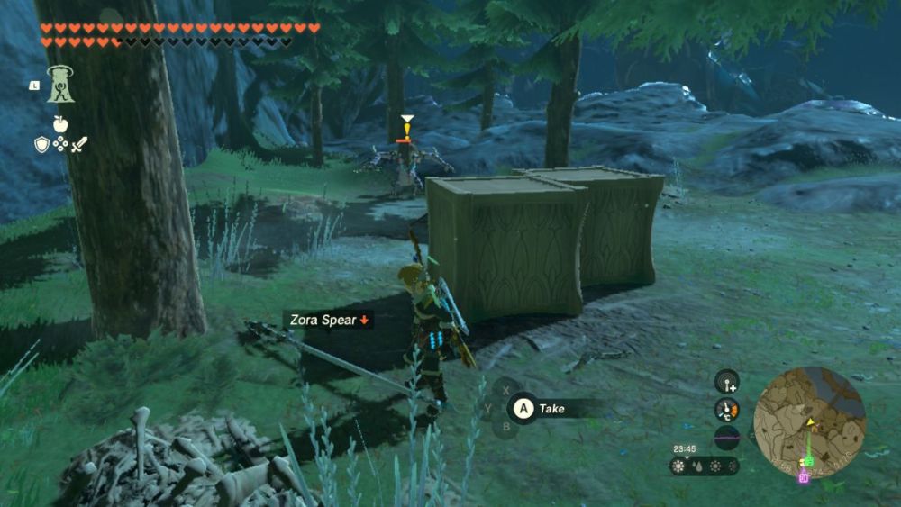 Cómo conseguir una lanza Zora en Zelda: Tears of the Kingdom