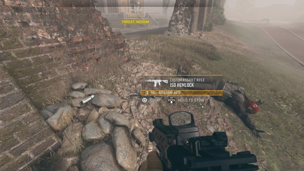 ISO Hemlock en el suelo en DMZ Vondel