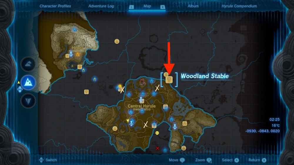 Dónde encontrar Woodland Stable en Zelda: TOTK