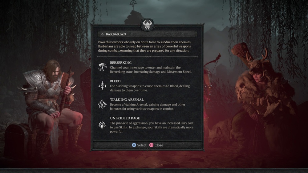Clase bárbaro en Diablo 4