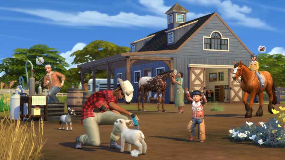 Los Sims 4 Rancho de caballos Chestnut Ridge