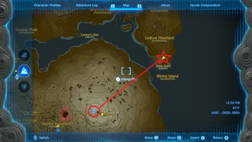 como llegar a la cueva de tarm point