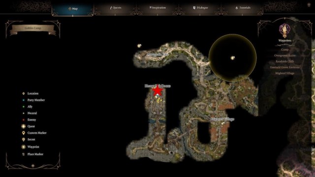 Heavy Oak Gates Waypoint en Baldur's Gate 3