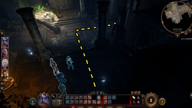 Dank Crypt dans Baldur's Gate 3