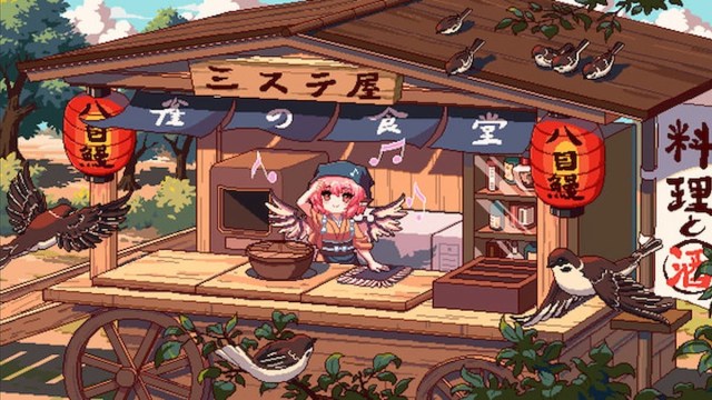 Protagonista principal en Izakaya de Touhou Mystia