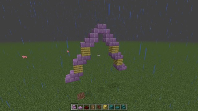 un techo abuhardillado en minecraft