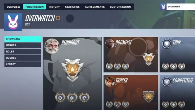 Sistema de progresión de héroes de Overwatch 2